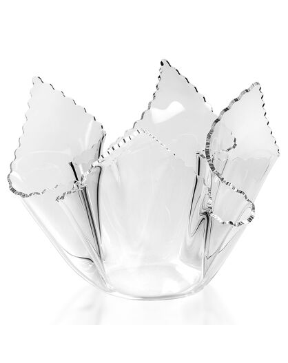 Vase Drappeggi Fin  transparent - 22x22x21 cm